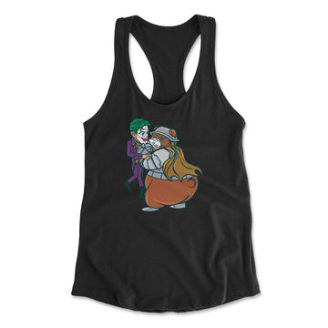 Iam Bearman Womens Racerback Tank in Black color